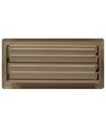 Pro Grates Steel Floor Register Brown 4x10 Inch Contractor Grade Powder Coated Floor Vent for Home with Clean Finish