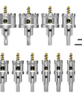 Twelve Piece Heavy Duty Pro Grade Carbide TCT Hole Saw Kit With Titanium Plated Pilot Drill Bits For Metal Stainless Steel Iron Wood