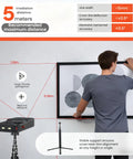 Top Shelf Ten In One Wall Scanner And Smart Thermal Imager used to align artwork with a red laser line on a wall.