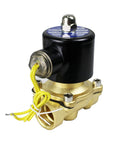 Electric Solenoid Valve Copper Normally Closed For Water Air And Gas 110V AC 1/2 Inch NPT Cast Copper Body 16mm Orifice