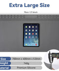 Beefy Extra Large Soldering Mat For Electronics Repair 932F Heat Resistant Silicone Workbench Pad 27.6 X 15.7 Inches