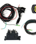 Wireless Winch Remote Kit For 5000 Lb Or Less ATV UTV Winches Control From Up To 50 Feet Auto Off Power Saving with wiring components