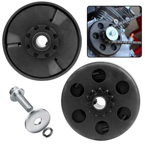 5/8 Inch Bore Clutch For Go Karts And Mini Bikes With 35 Chain And 11-Tooth Sprocket 3/8 Pitch Fits 2-6.5 HP Gas Engines And Predator 97cc