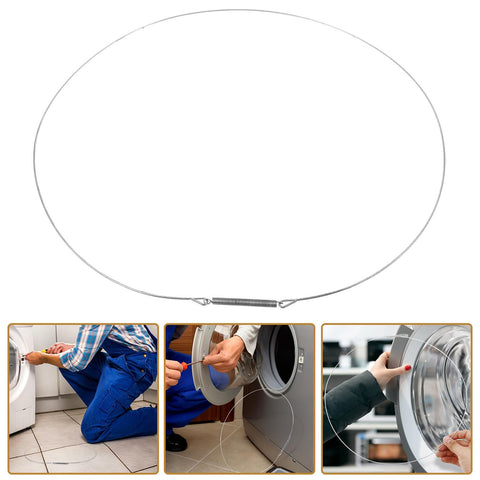Stainless Steel Washing Machine Door Boot Spring Clamp For Front Load Washers Pro Grade Leakproof Door Seal Retaining Ring