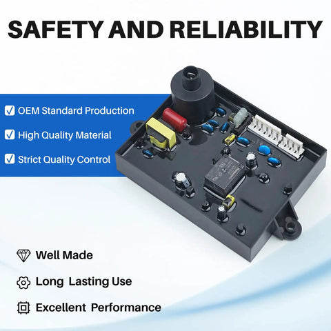 Upgraded RV Water Heater Ignition Control Board For Atwood And Dometic 6 And 10 Gallon Gas Electric 12V Heaters That Fix Ignition Issues And Temperature Inaccuracy Replacement 91226 GC6AA 10E GCH6A 10E WH 6GEA with components and features displayed.