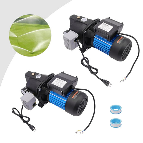 Heavy Duty High Pressure Electric Air Compressor 1HP 0.75KW Motor Portable Corded Air Pump With Die Cast Iron Construction For Garage And Workshop Use Black And Blue Finish IP44 Protection