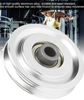 Lightweight Aluminum Alloy Gym Pulley Wheel For Home Workouts Heavy Duty Bearing Cable Pulley 70mm Portable Fitness Gear For Training And Resistance Exercises Smooth Glide, 70mm aluminum pulley wheel