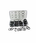 Open box showing Rubber Faucet O Ring Kit 200 Piece 12 Size Assortment For Plumbing Seal Repair Resists Chemicals And High Heat
