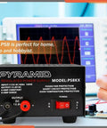 Compact Benchtop Power Supply For Home Labs With 6 Amp Linear Regulated 12V And 13.8V DC Outputs From 115V AC 100W Input With Screw Terminals