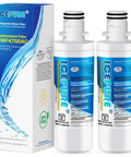 Top Tier Refrigerator Water Filter Replacement For LG LT1000P And Compatible Kenmore Elite 9980 - 2 Pack, NSF Certified