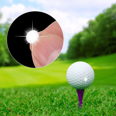 White Reflective Dot Stickers Set High Reflectivity Ball Marker Decals For Golf Simulators Weatherproof Launch Monitor 300 Pack