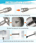 Zeliceka concrete hole saw kit with dust bowl and SDS Plus & Max shank, sizes 30–115 mm; installation guide image
