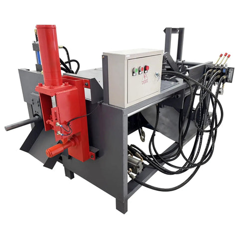 4 In 1 Hydraulic Stator Copper Extractor For Motor Recycling Fits Stators 50 To 500mm 220V 1 Phase Combines Push Rod Extractor Cutter Hydraulic Puller And Lift Platform, side view