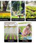Garden irrigation uses for Water Timer For Hose Sprinkler Garden Irrigation Controller With Two Dials No Water Pressure Required Adjustable Schedule From 1 Minute To 120 Minutes And 1 Hour To 7 Days