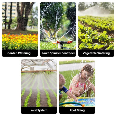 Garden irrigation uses for Water Timer For Hose Sprinkler Garden Irrigation Controller With Two Dials No Water Pressure Required Adjustable Schedule From 1 Minute To 120 Minutes And 1 Hour To 7 Days