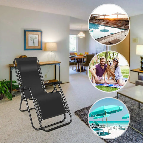 Heavy Duty Replacement Cords For Zero Gravity Chairs Tough As Nails Elastic Repair Laces For Recliners And Beach Loungers Premium Nylon Bungee Fix String Set Black on a zero gravity chair in a living space.
