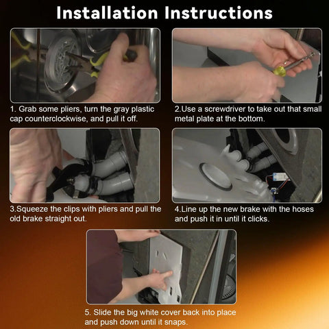 Installation steps for Upgraded Dishwasher Case Break and Overflow Sensor Assembly for Samsung, high-efficiency protection.