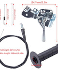 Throttle Linkage Kit And Governor Control Assembly For Predator 212 And 196cc Engines with cable and grip details