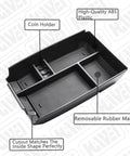 Center Console Organizer Tray For Ford Escape 2020 To 2026 And Bronco Sport 2021 To 2026 ABS Armrest Storage Box with dividers