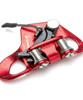 Pro Chest Ascender For Rock Climbing And Rescue With 7075 Aluminum Rope Ascender Dual Carabiner Slots One Hand Operation