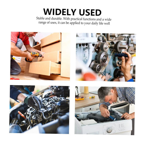 Collage showing various uses of Heavy Duty Stainless Steel Indexing Plungers For Machine Tools in assembly and repairs.