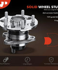 Two Rear Wheel Bearing And Hub Assembly With ABS For Toyota Highlander 2004 To 2007 FWD And Lexus RX330 2004 To 2006 RX350 2007 To 2009 RX400h 2006 To 2008 5 Lug 2 Pack With Heavy Duty Load Capacity And Vehicle Specific Fit