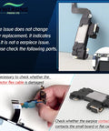 IPhone 11 Pro Max Earpiece Speaker Replacement Kit with Proximity Sensor Flex Cable and Repair Tools; product components