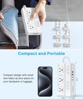 220V To 110V Voltage Converter 2000W Universal Travel Adapter And Step Down Transformer with six international plugs