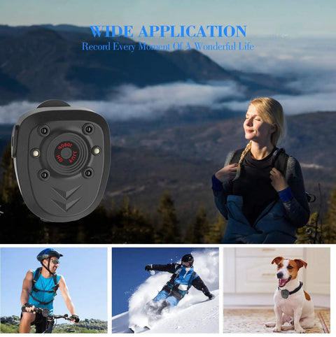 Dope Wearable Police Body Cam With Night Vision And 1080P HD Recording Built In 32GB Memory in lifestyle scenes