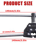 Chain Detacher Breaker Cutter For 25 35 41 40 50 60 Roller Chains dimensions diagram.