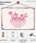 Funny Vintage Metal Sign Summer Ramen 2 Tin Wall Art For Home Room Garage Office Decor 8x12 Inches Aluminum Lightweight Rustic Poster