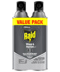Straight Shooting Flying Insect Killer Spray For Wasps And Hornets With A Powerful Jet Stream Two 14 Oz Cans, value pack.