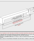 Diagram of a 48 Inch One Sided Dope Matte Black Stainless Steel Door Handle Pull For Front Doors And Glass Entrances Works On Wood Fiberglass Barn Doors Interior Exterior Modern Square Rectangle Bar For Home And Commercial Use
