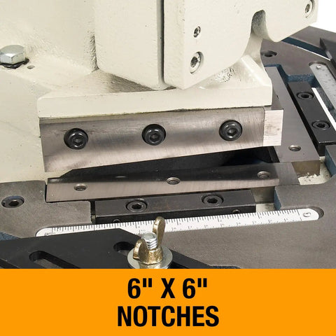 Top Rated Corner Notcher Crafted For 16 Gauge Mild Steel With Solid Floor Mount Quick Set Guides Industrial Sheet Metal Shear Built Tough For Zero Hassle Garage Projects And Hot Rod Shops