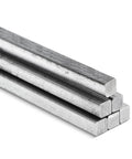 Six Piece 1/4 Inch Square Steel Bar Stock Set Cold Drawn Precision Key Stock Metal Bars Each 12 Inches Long Ideal For Milling Lathe Projects And Fabrication Tasks.