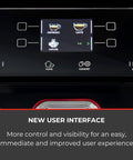 User interface of Super Automatic Espresso Machine With One Touch Brewing And On The Fly Settings to Nail Your Favorite Cups.