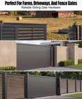 Heavy Duty Steel Slide Gate End Catch With Two Inch Receiver For Slick Sliding Gate Operation And Secure Yard Fence Alignment Built Damn Tough For Everyday Outdoor Use Without Any Fuss Or Hassle At All. Features sleek black finish and robust design.