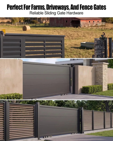 Heavy Duty Steel Slide Gate End Catch With Two Inch Receiver For Slick Sliding Gate Operation And Secure Yard Fence Alignment Built Damn Tough For Everyday Outdoor Use Without Any Fuss Or Hassle At All. Features sleek black finish and robust design.