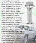Heavy Duty Truck Bed Mounting Hardware Bolts For Chevy Silverado Gmc Sierra 1500 2500 3500 Hd Classic Rig Ready Bed Frame Repair Kit 8 Piece Set Built Like A Tank, showing durable bolt.