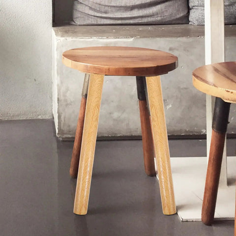 Wooden Table Leg Replacement Set for Dining Tables and Dressers with stainless steel hardware, mid-century modern style.