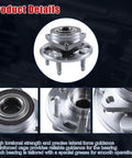 Product image of Pair Of Front Wheel Bearing Hub Assemblies 513288 showing detailed design for OEM fit in vehicles.