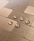 10 Sheet Peel And Stick Tile Backsplash With Sleek Stainless Steel Look For Kitchen Stove, 12x12 In Self Adhering Mosaic Tiles, waterproof surface
