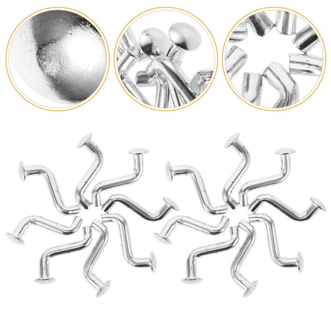 Heavy Duty Metal Pallet Rack Drop Pin Safety Clips for Shelving Systems, durable J bolt pins close-up view