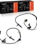 Pack of Two Front ABS Wheel Speed Sensors Straight Up Direct Fit Upgrade For Smooth Rides Rock Solid Durability No Hassle Swap For Acura TLX and Honda Accord Drivers.