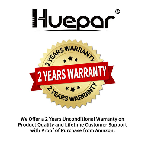 Warranty badge indicating a 2-year warranty for the NT411G Multi Line Laser Level With Four Vertical Lines And One Horizontal Line Green Beam Plumb Dot Self Leveling Tool 360 Degree Rotating Base Pro Grade Framing And Square Layout Hard Carry Case Included, including conditions about lifetime customer support.
