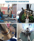 Application scenarios of Rotary Welding Positioner Turntable With 65 Mm Chuck And Foot Pedal Control for precise heavy metalwork.