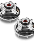 2 Pack Front Wheel Bearing Hub Assembly For Ford F-150 2015 2016 2017 2.7L 3.5L 5.0L Engines With ABS 6 Lug Fits 4WD Models Replacement