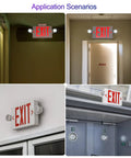 Application scenarios of LED Exit Sign With Emergency Lights Battery Backup, Hella Bright Red Exit Letters, Dual Adjustable Heads