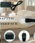 Adjustable Bed Power Supply Adapter Replacement Cord Kit For Ergo Extend Sealy Ease Serta New Gen Electric Beds 110 To 240V AC