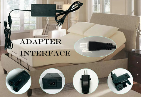 Adjustable Bed Power Supply Adapter Replacement Cord Kit For Ergo Extend Sealy Ease Serta New Gen Electric Beds 110 To 240V AC